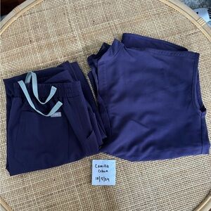 Figs Scrubs Purple Jam